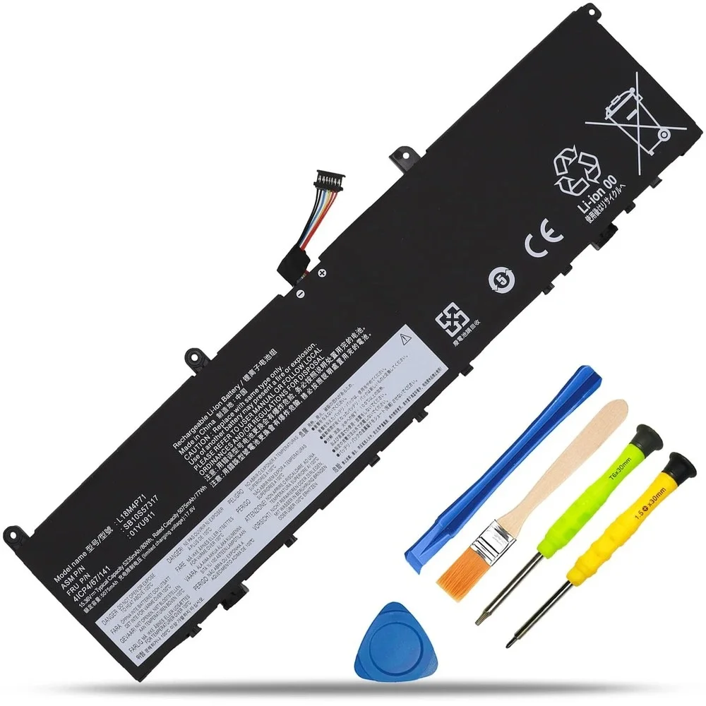 RHKRKQN L18M4P71 Battery for Lenovo ThinkPad X1 Extreme P1 Gen 1/2 80Wh